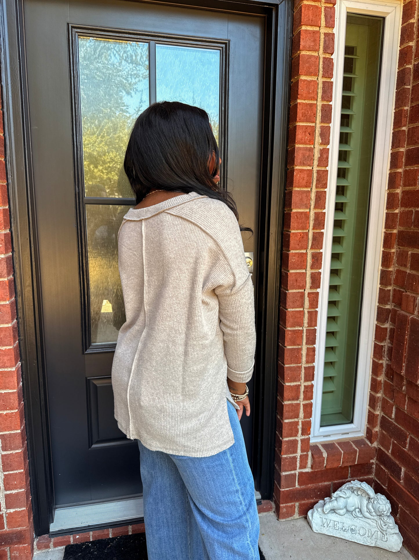 Easy Days V-Neck Sweater