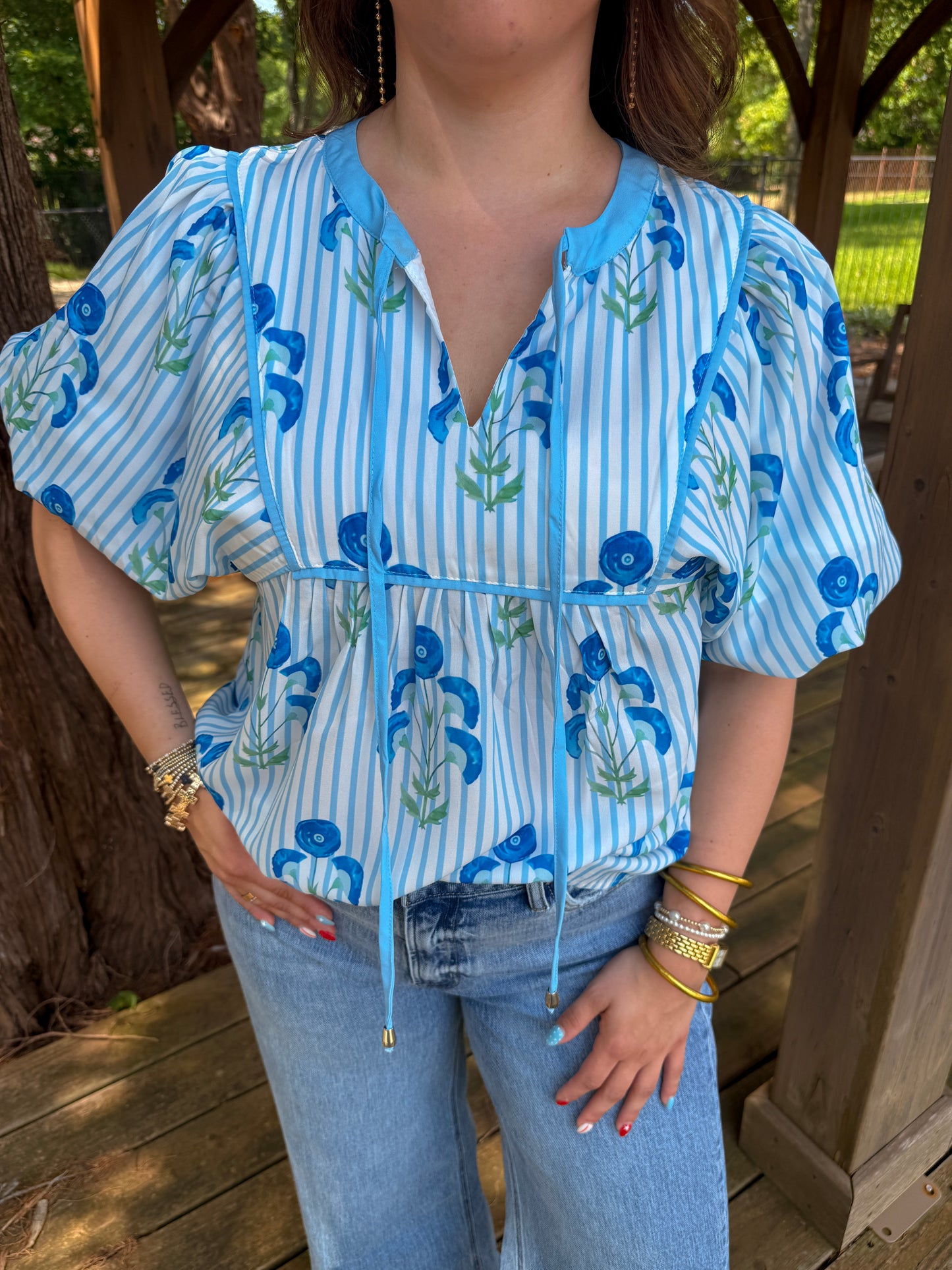 Something Blue Top