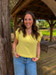 Lemon Drop Ruffle Top