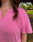 Pink Lady Lace Top