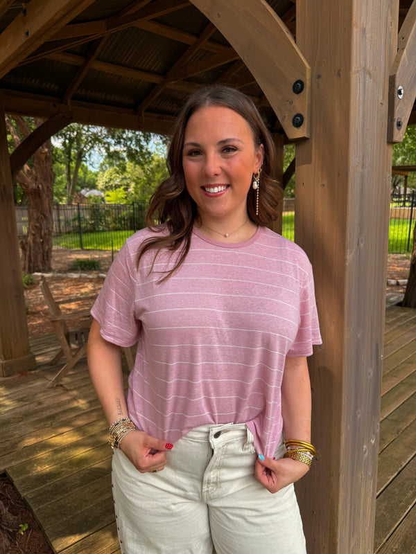 Weekender Striped Tee