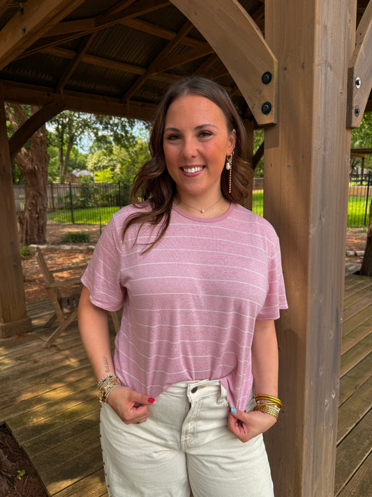 Weekender Striped Tee