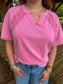 Pink Lady Lace Top
