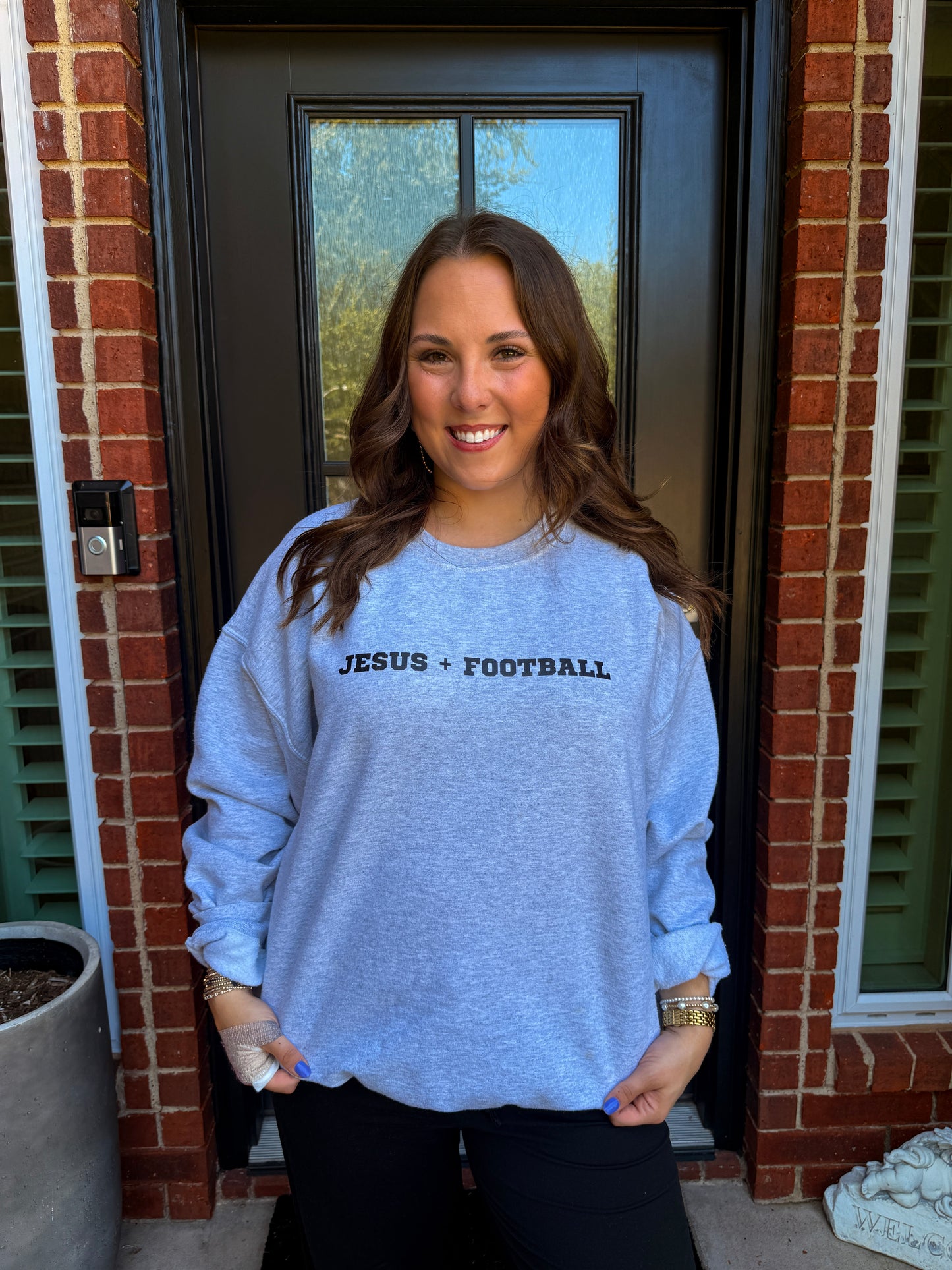 Jesus + Football Sweatshirt