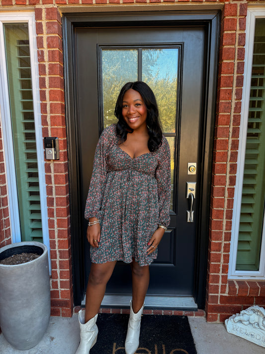 Falling For You Mini Dress