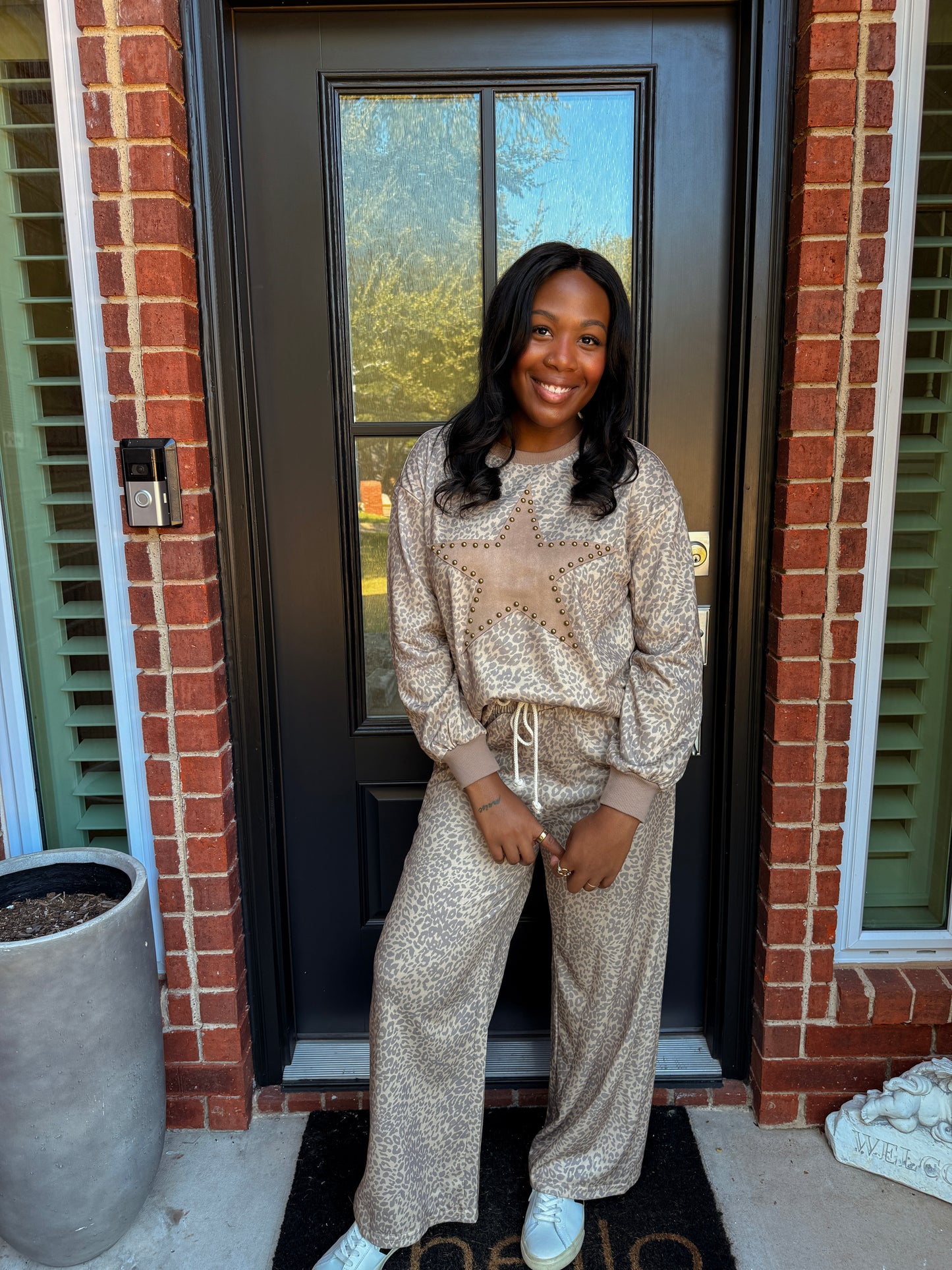 Seeing Stars Leopard Two Piece Set