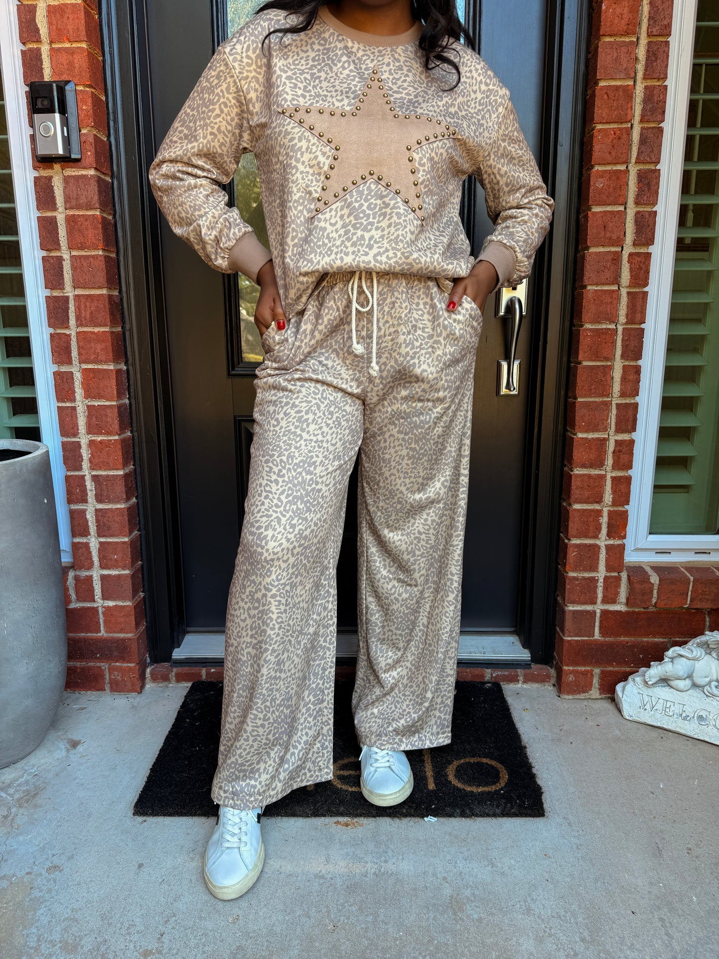 Seeing Stars Leopard Two Piece Set