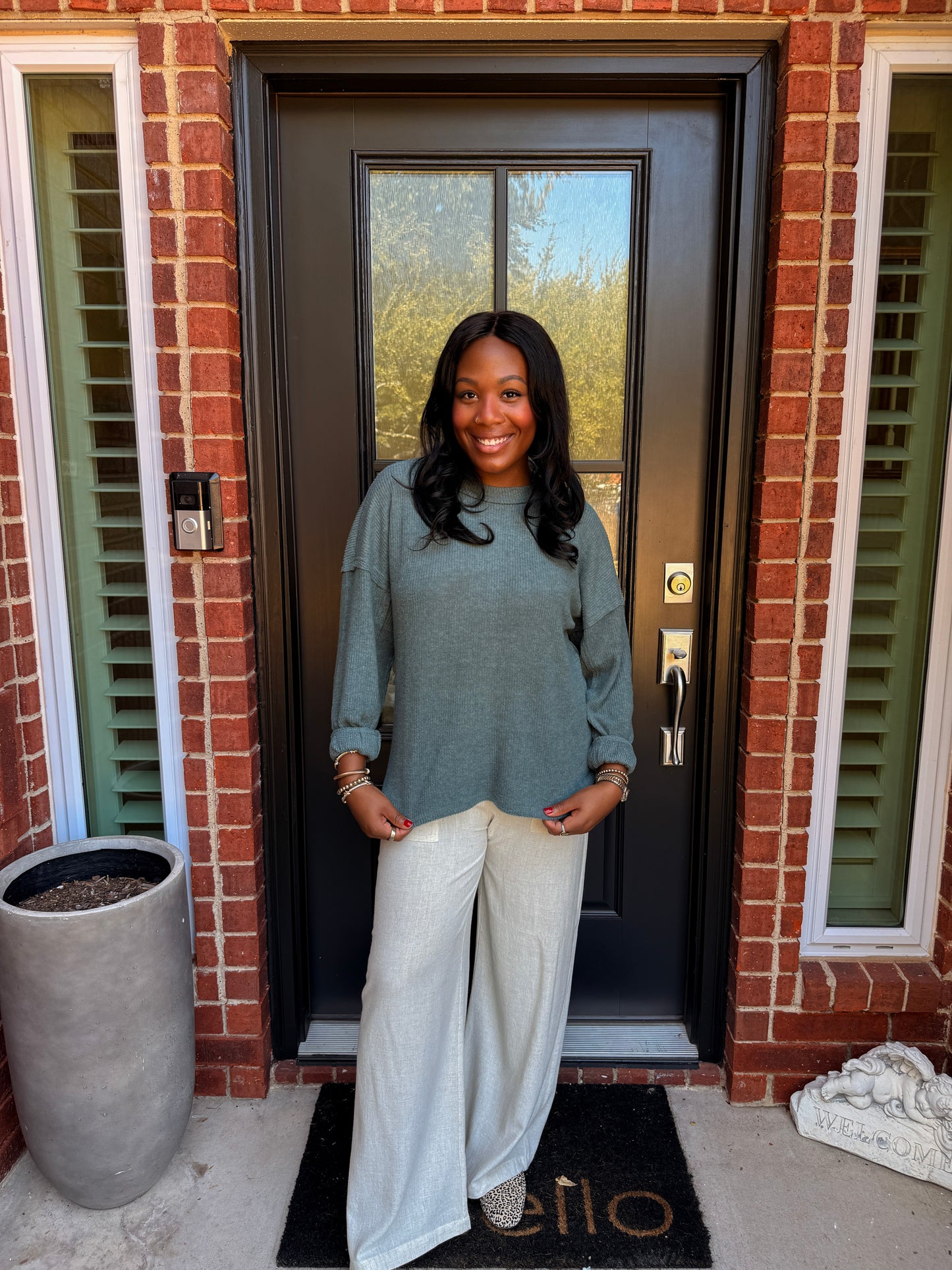 Easy Does It Ribbed Sweater