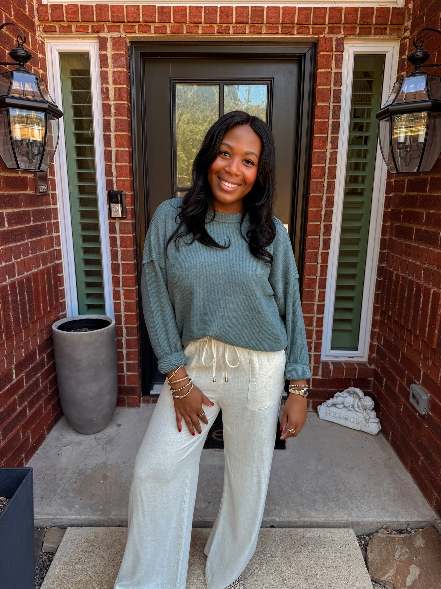 Easy Does It Ribbed Sweater