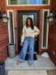 Olivia By Vervet Cuffed Wide Leg Jean