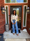 Olivia By Vervet Cuffed Wide Leg Jean