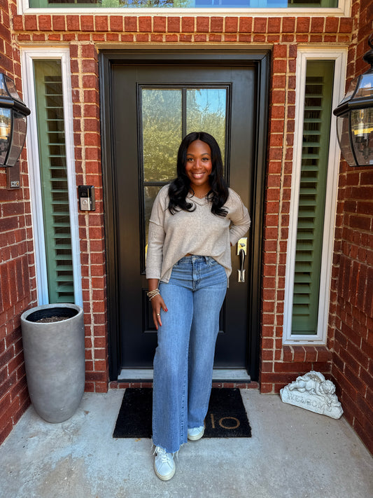 Easy Days V-Neck Sweater