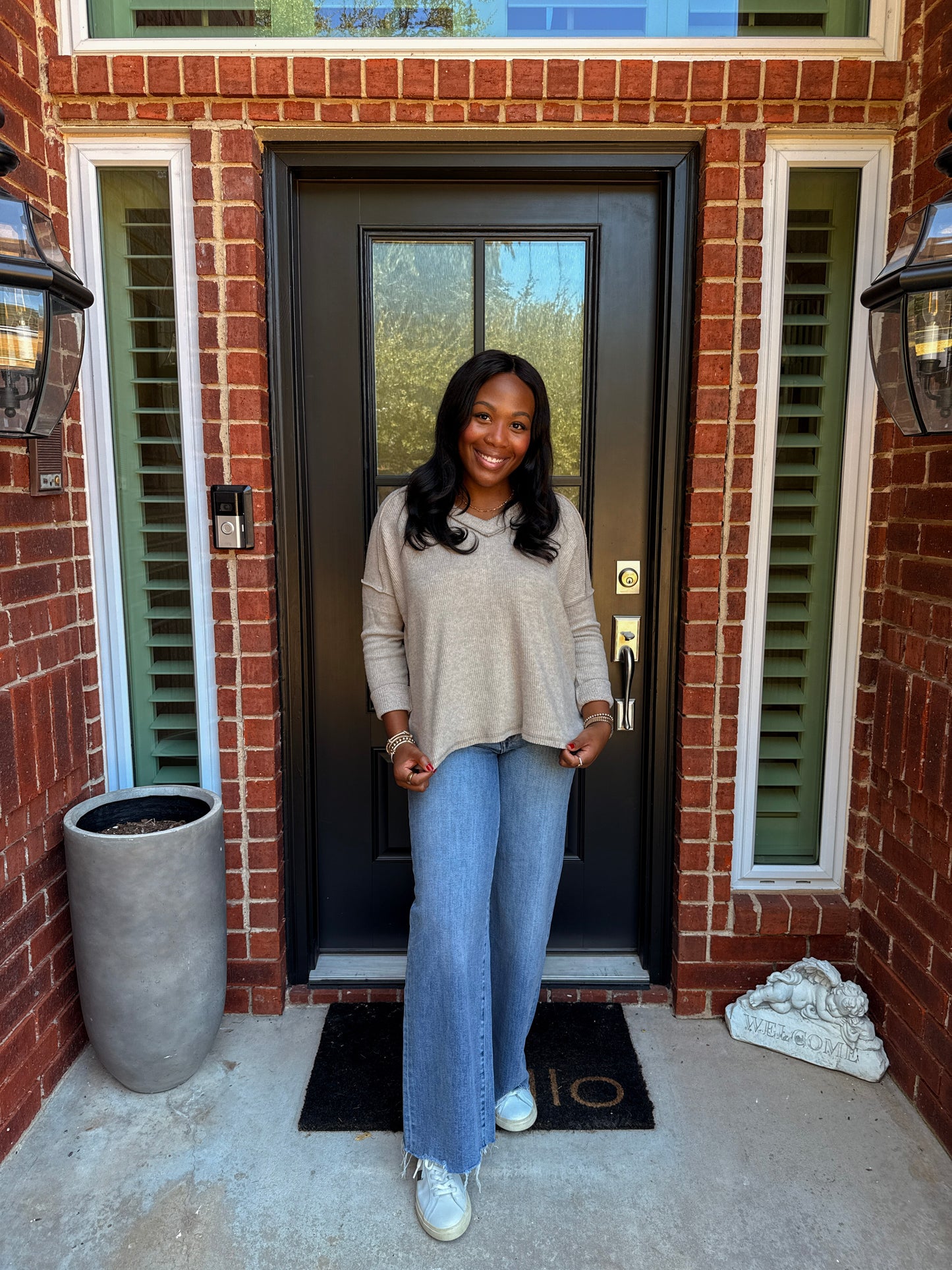 Easy Days V-Neck Sweater