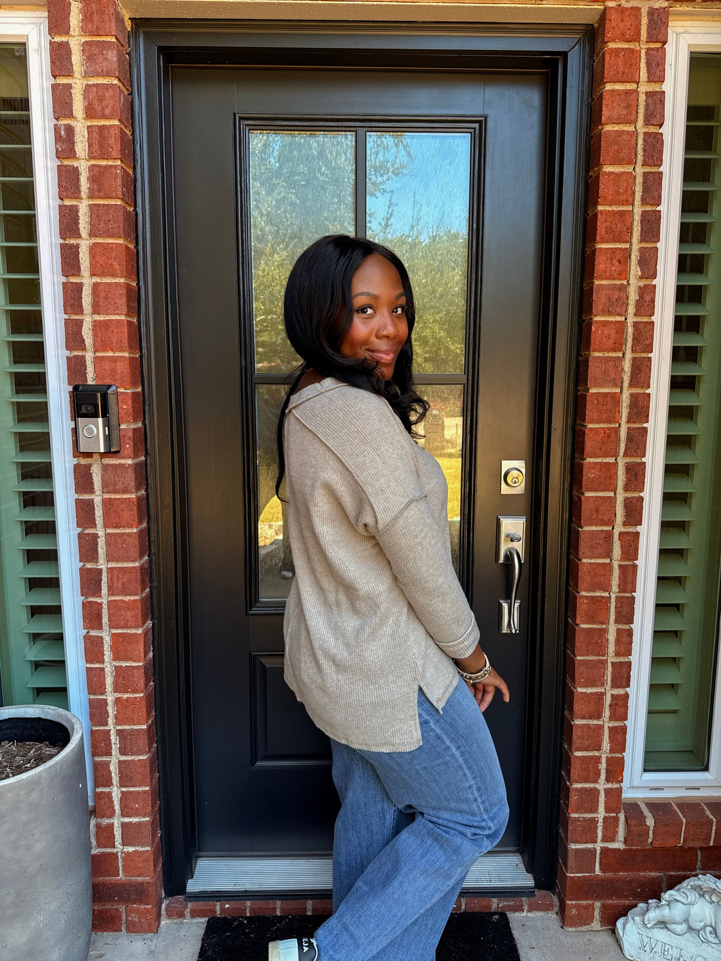 Easy Days V-Neck Sweater