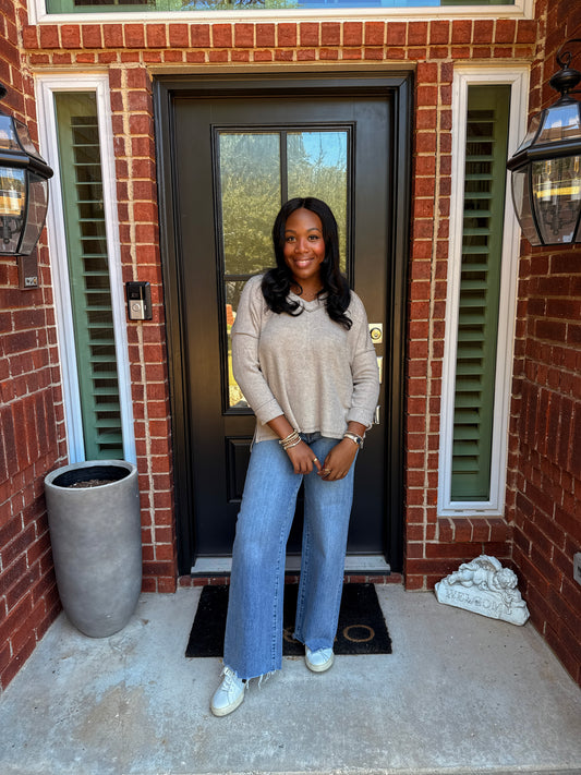 Easy Days V-Neck Sweater